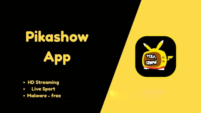 Overview image of pikashow app on Android device
